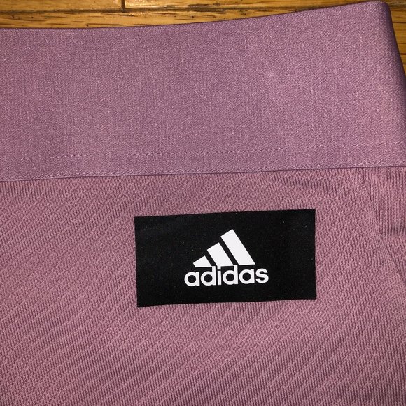 Brand New Women's Adidas Pink Performance Leggings - Picture 11 of 12